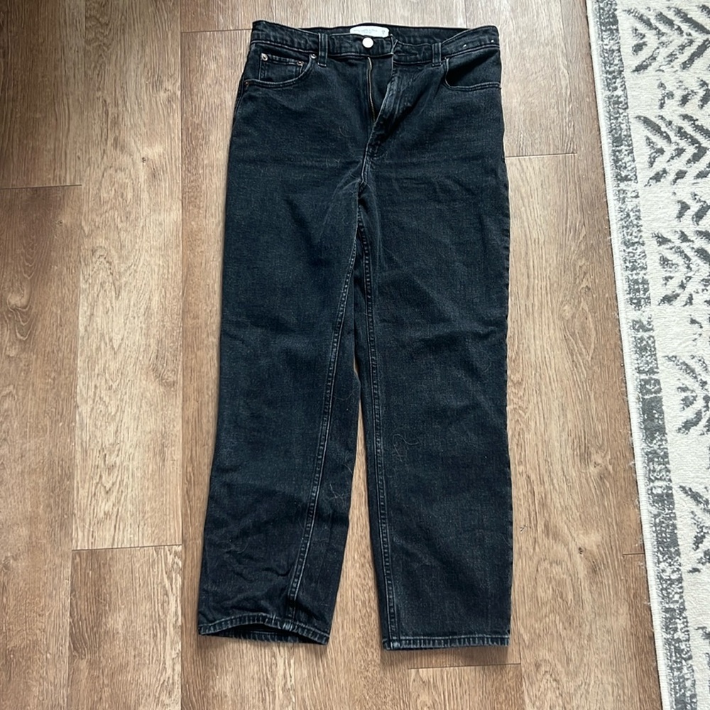 Abercrombie & Fitch The Ankle Straight Ultra High Rise